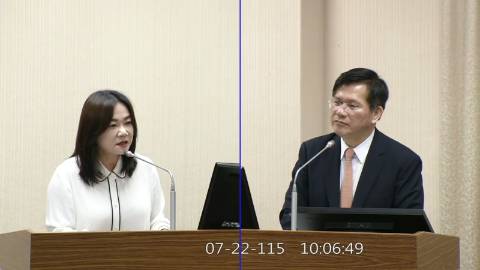 2026-07-22 09:00 第11屆 第5會期 主辦單位：外交及國防委員會 馬文君委員質詢封面