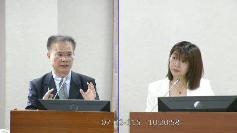 2026-07-22 09:00 第11屆 第5會期 主辦單位:司法及法制委員會 張雅琳委員質詢封面