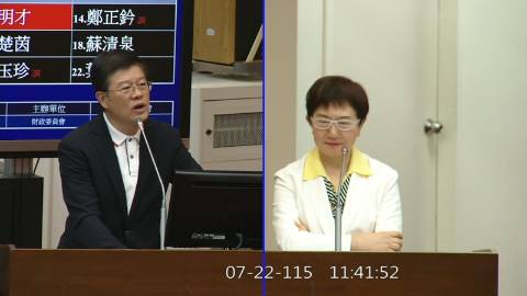 2026-07-22 09:00 第11屆 第5會期 主辦單位：財政委員會 羅明才委員質詢封面