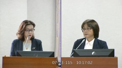 2026-07-23 09:00 第11屆 第5會期 主辦單位：司法及法制委員會 林倩綺委員質詢封面
