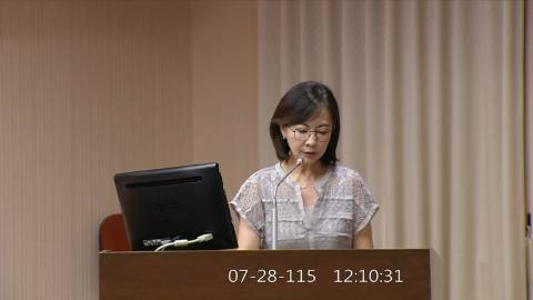 2026-07-28 12:00 第11屆 第5會期 主辦單位:程序委員會 郭昱晴委員質詢封面