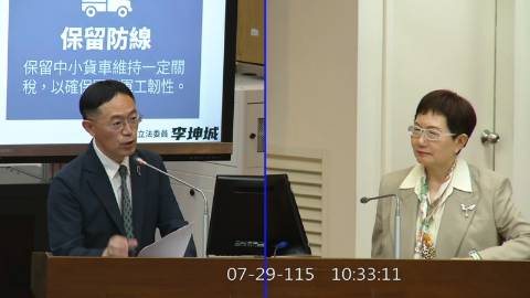 2026-07-29 09:00 第11屆 第5會期 主辦單位：財政委員會 李坤城委員質詢封面