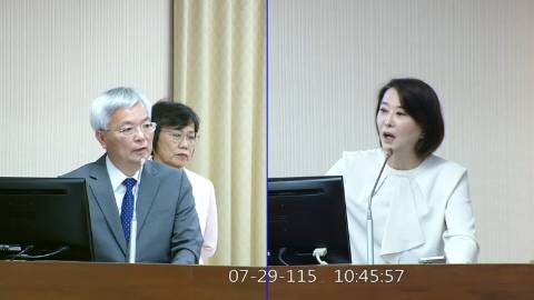 2026-07-29 09:00 第11屆 第5會期 主辦單位：內政委員會 王鴻薇委員質詢封面