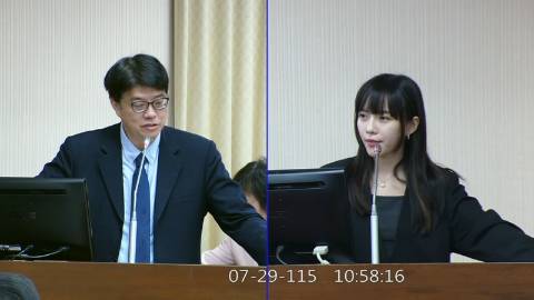 2026-07-29 09:00 第11屆 第5會期 主辦單位：內政委員會 黃捷委員質詢封面