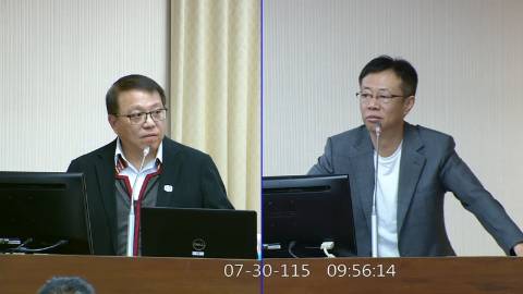 2026-07-30 09:00 第11屆 第5會期 主辦單位:內政委員會 張宏陸委員質詢封面