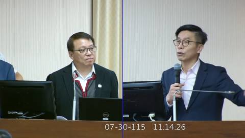 2026-07-30 09:00 第11屆 第5會期 主辦單位:內政委員會 鍾佳濱委員質詢封面
