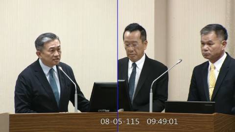 2026-08-05 09:00 第11屆 第5會期 主辦單位:外交及國防委員會 王定宇委員質詢封面