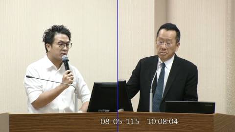 2026-08-05 09:00 第11屆 第5會期 主辦單位:外交及國防委員會 沈伯洋委員質詢封面