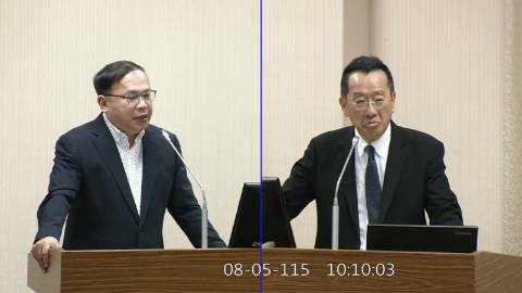 2026-08-05 09:00 第11屆 第5會期 主辦單位：外交及國防委員會 王義川委員質詢封面