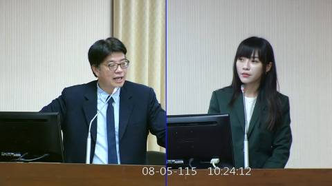 2026-08-05 09:00 第11屆 第5會期 主辦單位:內政委員會 黃捷委員質詢封面