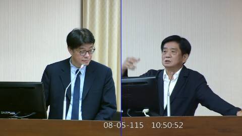 2026-08-05 09:00 第11屆 第5會期 主辦單位：內政委員會 吳琪銘委員質詢封面