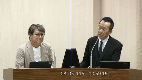 2026-08-05 09:00 第11屆 第5會期 主辦單位：外交及國防委員會 黃建賓委員質詢封面