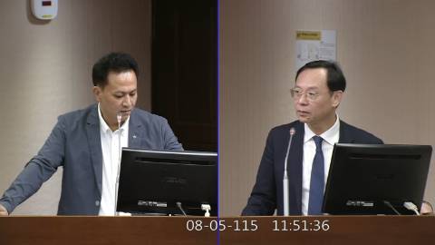 2026-08-05 09:00 第11屆 第5會期 主辦單位：社會福利及衛生環境委員會 邱鎮軍委員質詢封面