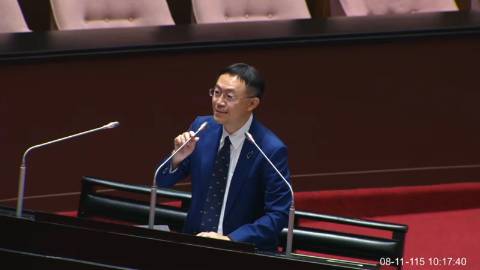 2026-08-11 09:00 第11屆 第5會期 主辦單位：全院委員會 李坤城委員質詢封面