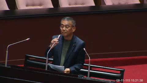 2026-08-11 09:00 第11屆 第5會期 主辦單位:全院委員會 盧縣一委員質詢封面
