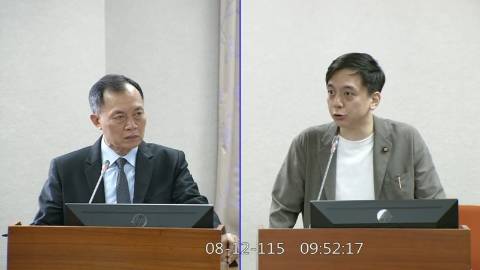 2026-08-12 09:00 第11屆 第5會期 主辦單位:司法及法制委員會 牛煦庭委員質詢封面