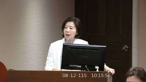 2026-08-12 09:00 第11屆 第5會期 主辦單位：社會福利及衛生環境委員會 王育敏委員質詢封面
