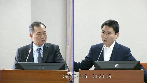 2026-08-12 09:00 第11屆 第5會期 主辦單位:司法及法制委員會 陳冠廷委員質詢封面