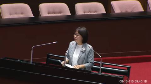 2026-08-13 09:00 第11屆 第5會期 主辦單位：全院委員會 林月琴委員質詢封面