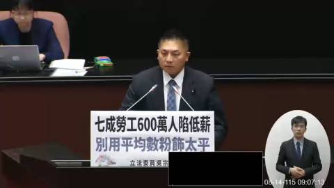 2026-08-14 09:00 第11屆 第5會期 主辦單位:院會 吳宗憲委員質詢封面