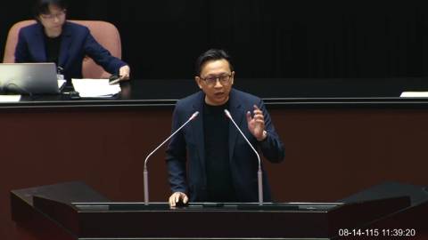 2026-08-14 09:00 第11屆 第5會期 主辦單位:院會 葛如鈞委員質詢封面