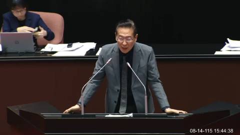 2026-08-14 09:00 第11屆 第5會期 主辦單位：院會 王安祥委員質詢封面