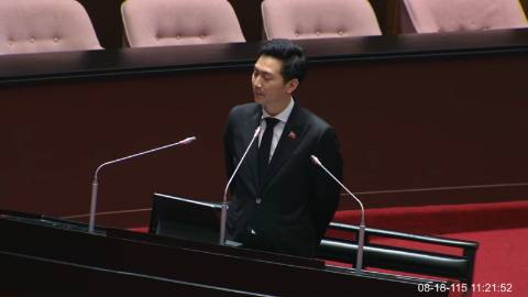 2026-08-18 09:00 第11屆 第5會期 主辦單位：全院委員會 廖偉翔委員質詢封面