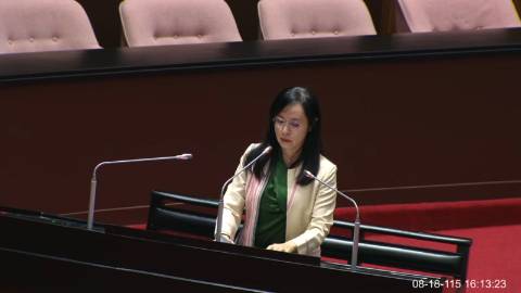 2026-08-18 09:00 第11屆 第5會期 主辦單位：全院委員會 陳瑩委員質詢封面