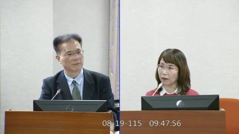 2026-08-19 09:00 第11屆 第5會期 主辦單位：司法及法制委員會 陳昭姿委員質詢封面