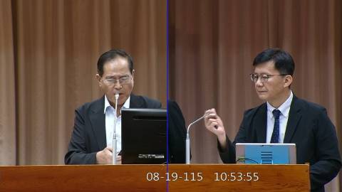 2026-08-19 09:00 第11屆 第5會期 主辦單位：教育及文化委員會 鄭天財Sra Kacaw委員質詢封面