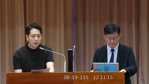 2026-08-19 09:00 第11屆 第5會期 主辦單位:教育及文化委員會 羅廷瑋委員質詢封面