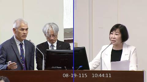 2026-08-19 09:00 第11屆 第5會期 主辦單位:經濟委員會 呂玉玲委員質詢封面