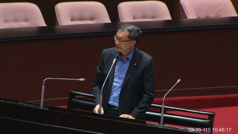 2026-08-20 09:00 第11屆 第5會期 主辦單位：全院委員會 徐富癸委員質詢封面