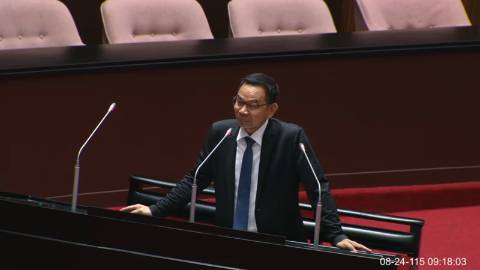 2026-08-24 09:00 第11屆 第5會期 主辦單位:全院委員會 陳清龍委員質詢封面