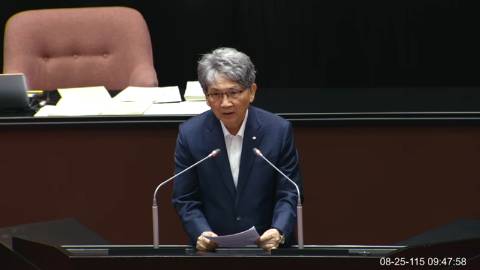 2026-08-25 09:00 第11屆 第5會期 主辦單位：院會 王正旭委員質詢封面
