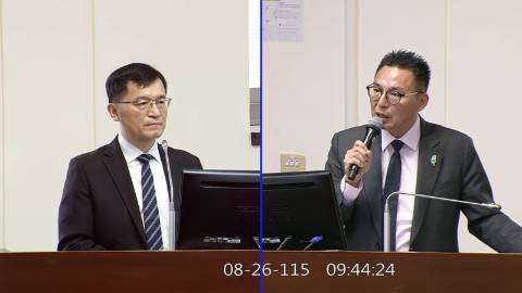 2026-08-26 09:00 第11屆 第5會期 主辦單位:經濟委員會 洪毓祥委員質詢封面