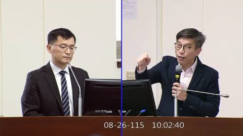 2026-08-26 09:00 第11屆 第5會期 主辦單位：經濟委員會 鍾佳濱委員質詢封面