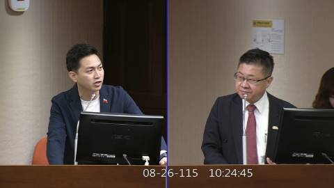 2026-08-26 09:00 第11屆 第5會期 主辦單位：社會福利及衛生環境委員會 廖偉翔委員質詢封面