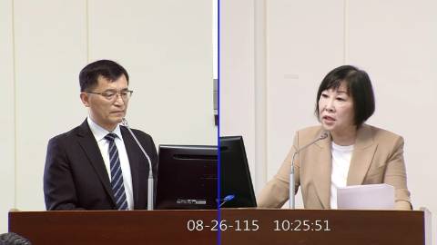 2026-08-26 09:00 第11屆 第5會期 主辦單位:經濟委員會 呂玉玲委員質詢封面