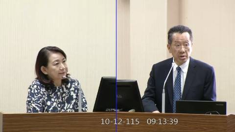 2026-10-12 09:00 第11屆 第6會期 主辦單位:外交及國防委員會 羅美玲委員質詢封面