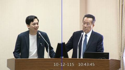 2026-10-12 09:00 第11屆 第6會期 主辦單位：外交及國防委員會 牛煦庭委員質詢封面