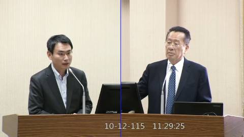 2026-10-12 09:00 第11屆 第6會期 主辦單位：外交及國防委員會 陳冠廷委員質詢封面