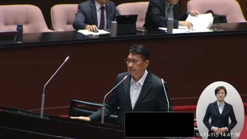 2026-10-13 09:00 第11屆 第6會期 主辦單位:院會 林思銘委員質詢封面