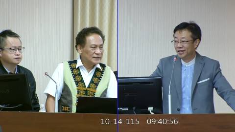2026-10-14 09:00 第11屆 第6會期 主辦單位：內政委員會 張宏陸委員質詢封面