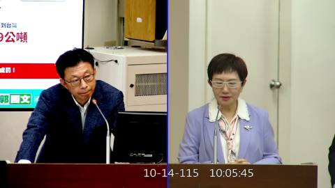 2026-10-14 09:00 第11屆 第6會期 主辦單位:財政委員會 郭國文委員質詢封面