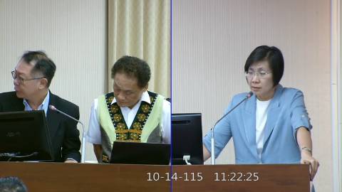 2026-10-14 09:00 第11屆 第6會期 主辦單位：內政委員會 徐欣瑩委員質詢封面