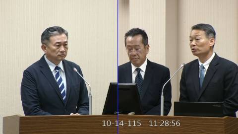 2026-10-14 09:00 第11屆 第6會期 主辦單位：外交及國防委員會 王定宇委員質詢封面