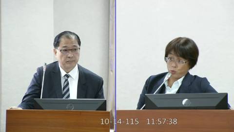 2026-10-14 09:00 第11屆 第6會期 主辦單位:司法及法制委員會 林倩綺委員質詢封面