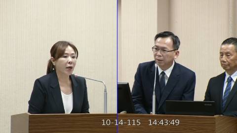 2026-10-14 09:00 第11屆 第6會期 主辦單位:外交及國防委員會 李彥秀委員質詢封面