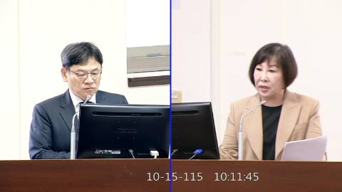 2026-10-15 09:00 第11屆 第6會期 主辦單位:經濟委員會 呂玉玲委員質詢封面